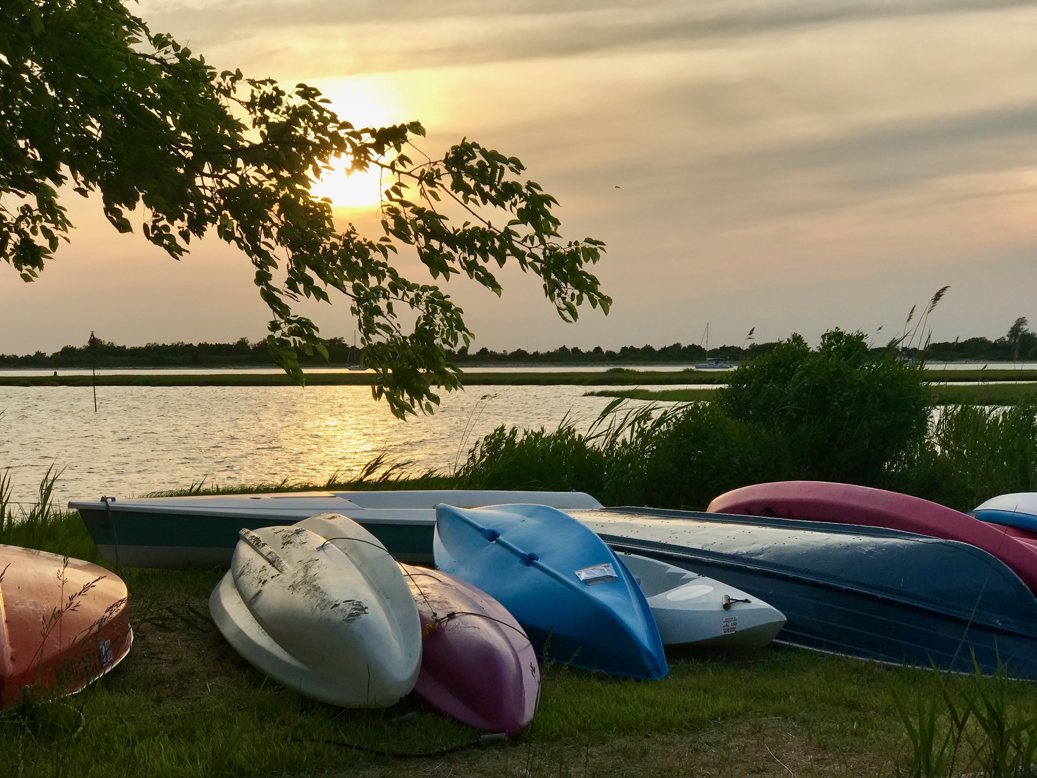 Boats At Sunset