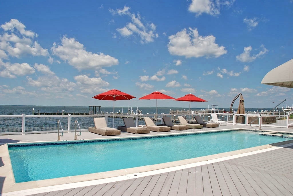 Chaise Lounges and Pool