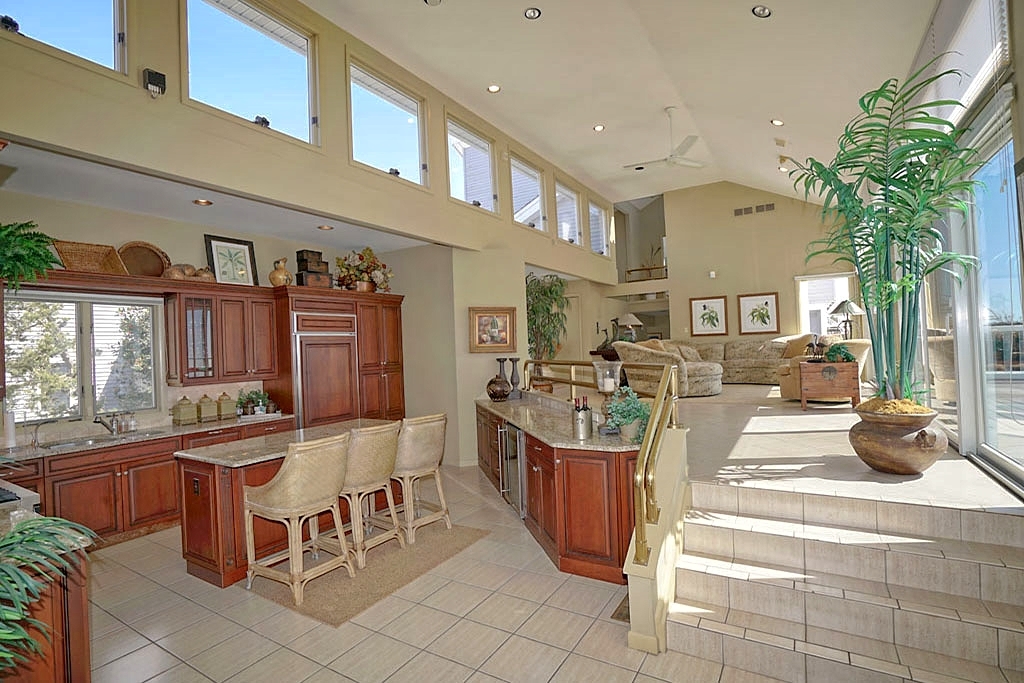 Living Area and Kitchen