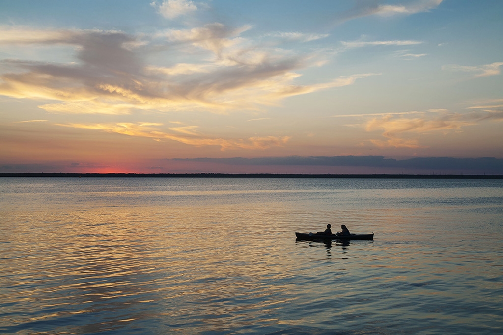 Kayak at Sunset