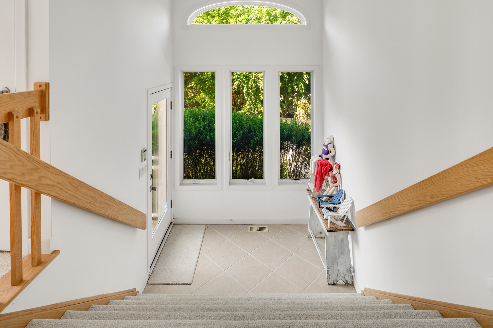 The home is bright and sunny.