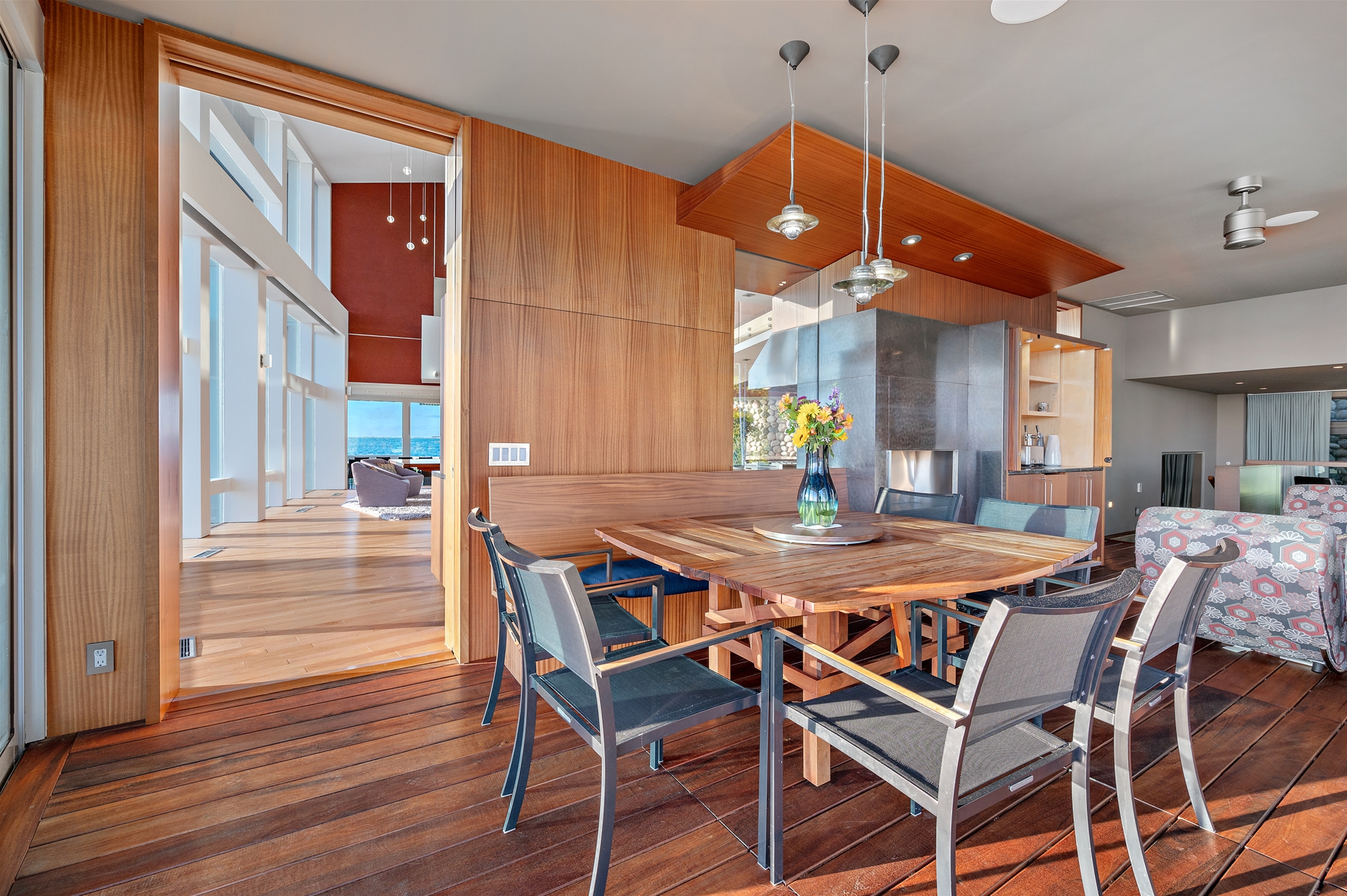 Sunroom view into main Living Space