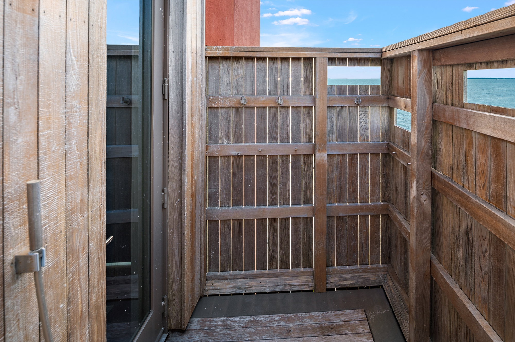 Master Bath private Outdoor Shower