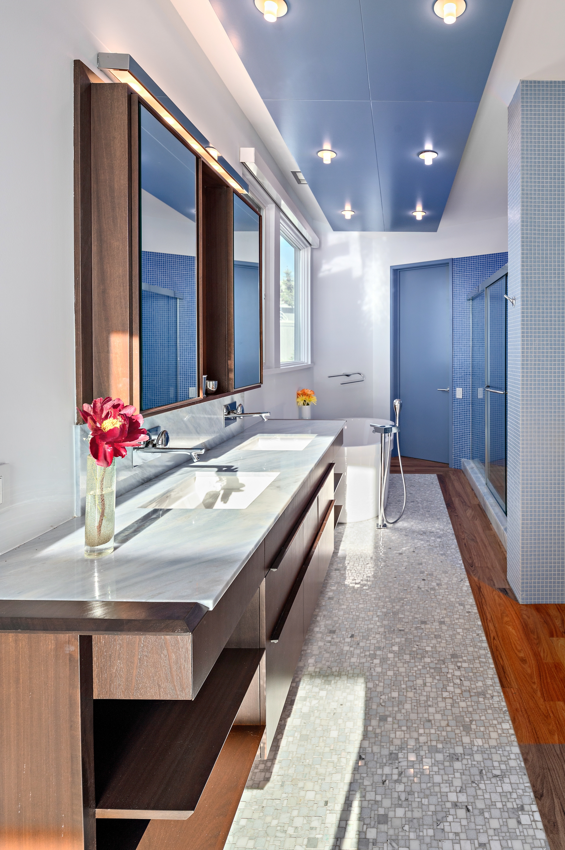 Master Bath dual sink vanity 