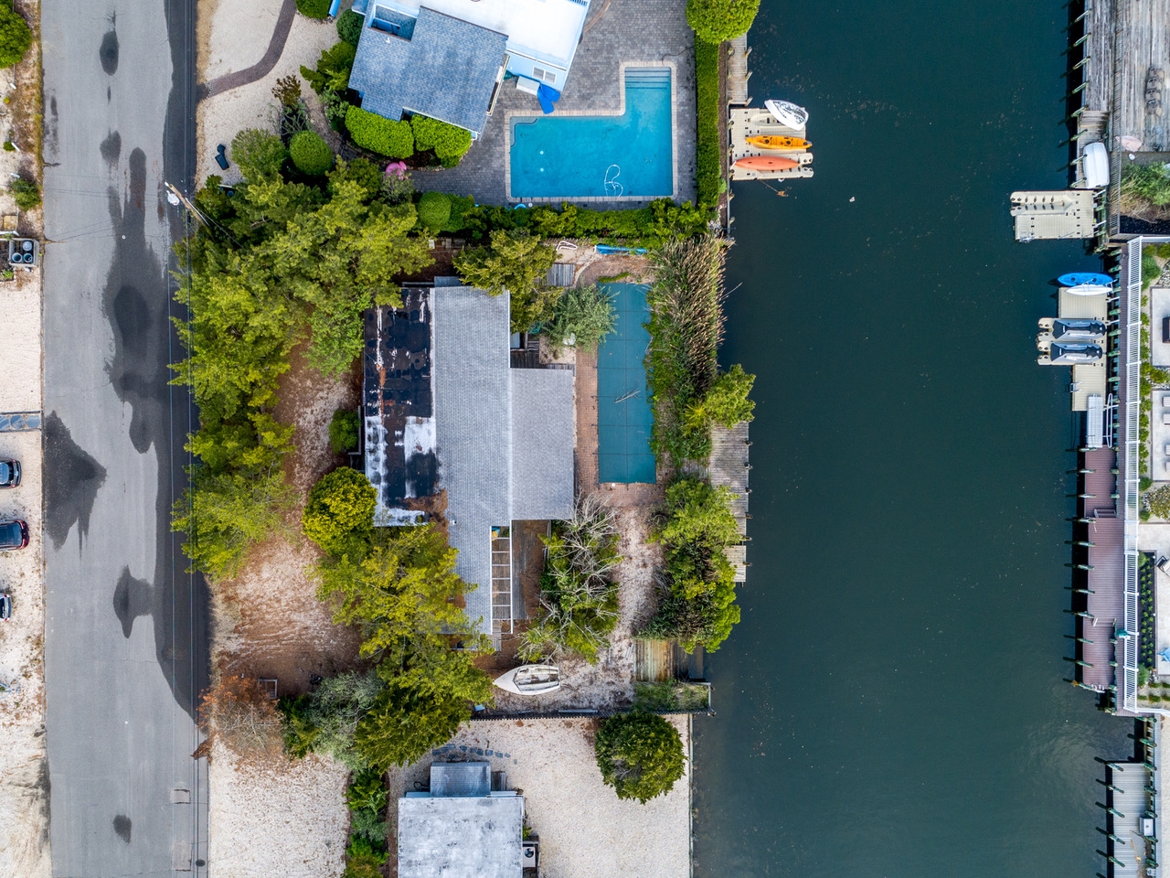 Boater's Paradise Lagoon Lot, Ariel View