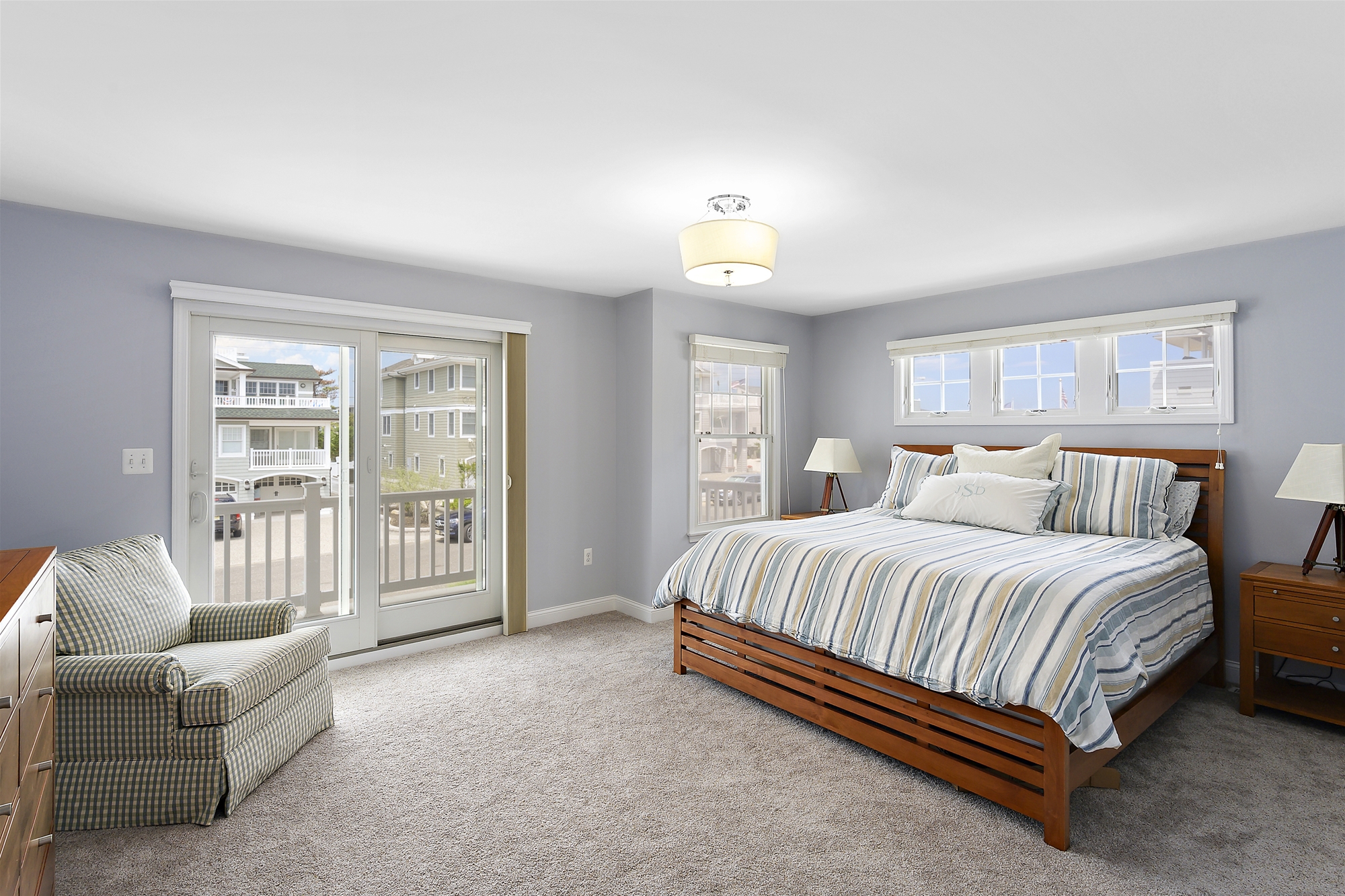 Master Bedroom with Sitting Area and Deck