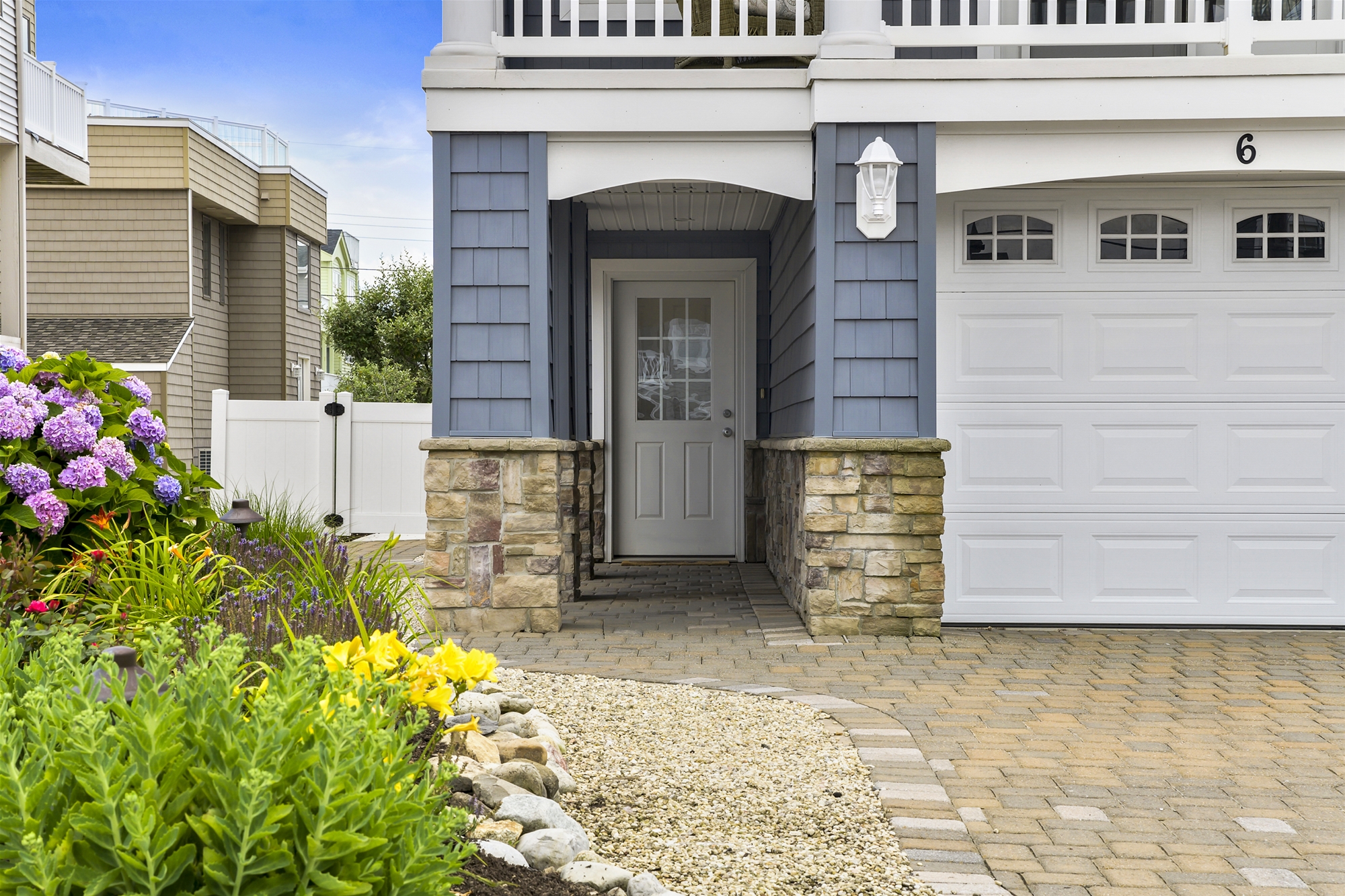 Gated Path to Backyard Oasis