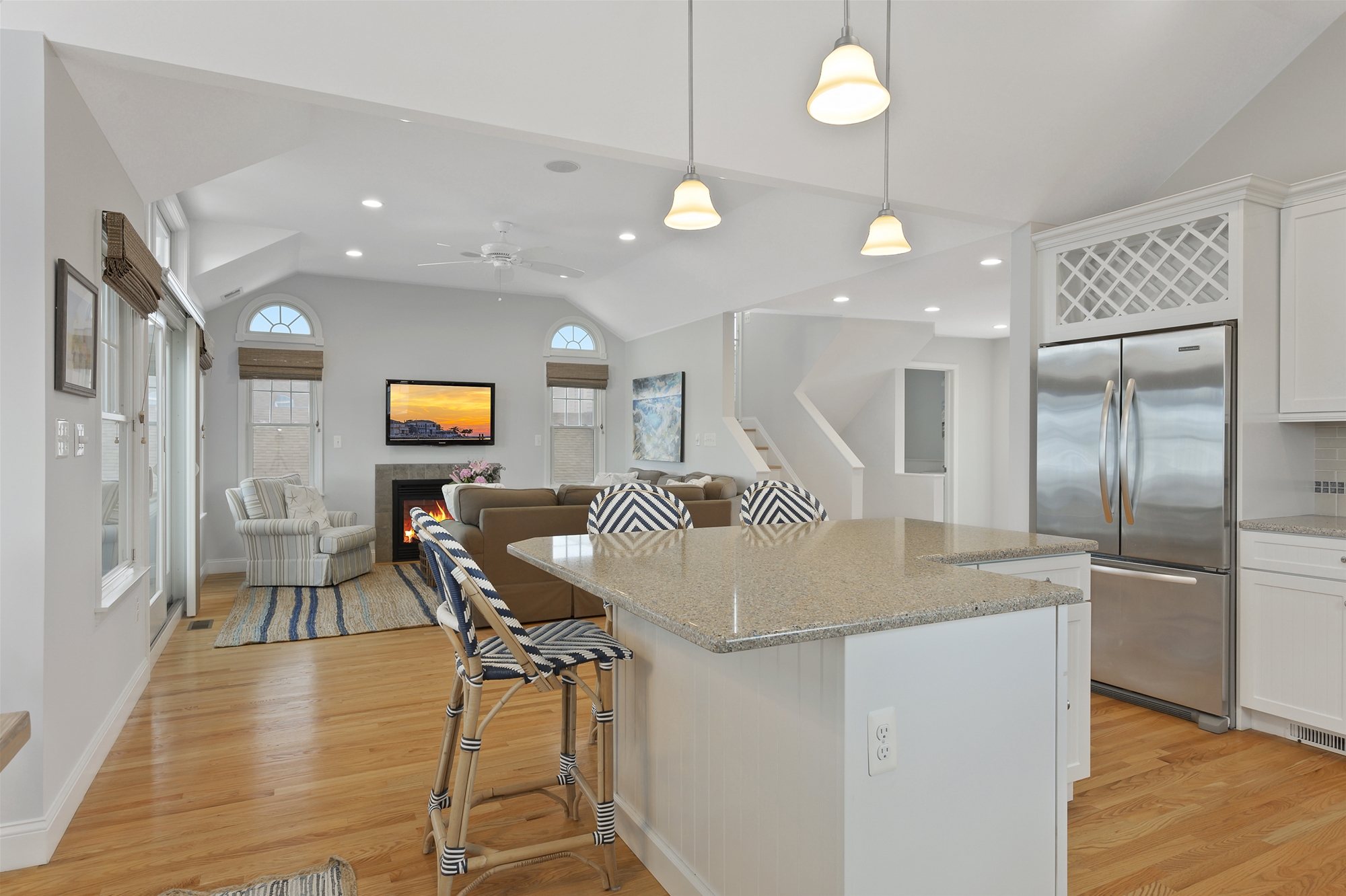 Longview Kitchen into Living Area