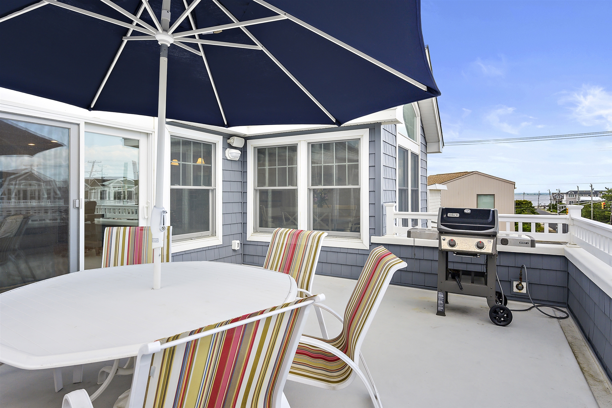 Grilling on Kitchen Deck 