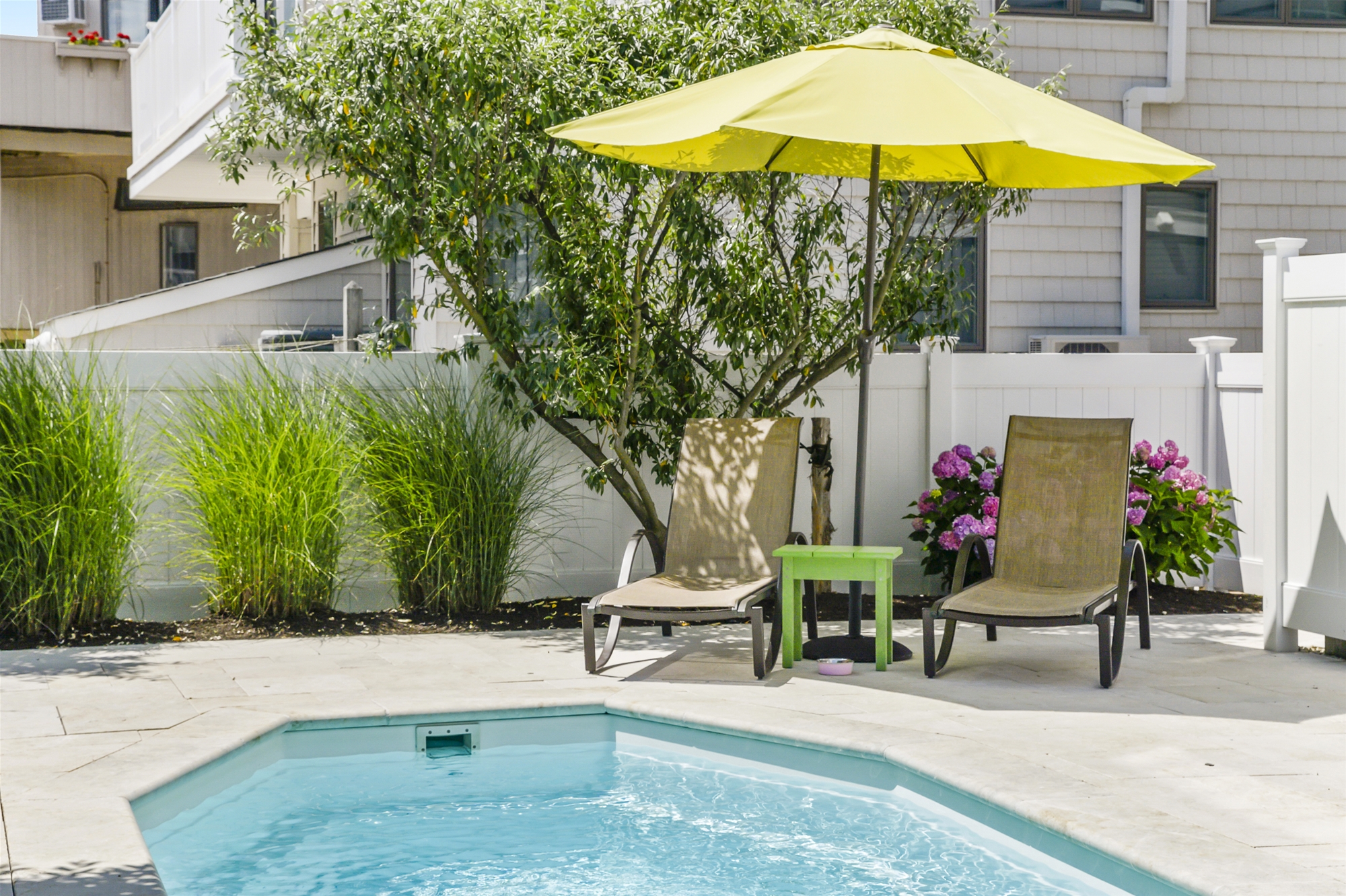Poolside Cocktails in the Shade