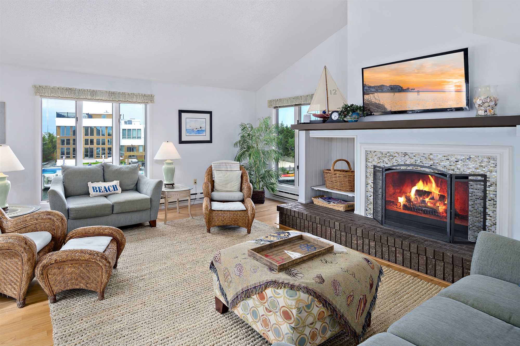 Fireplace in Living Room 