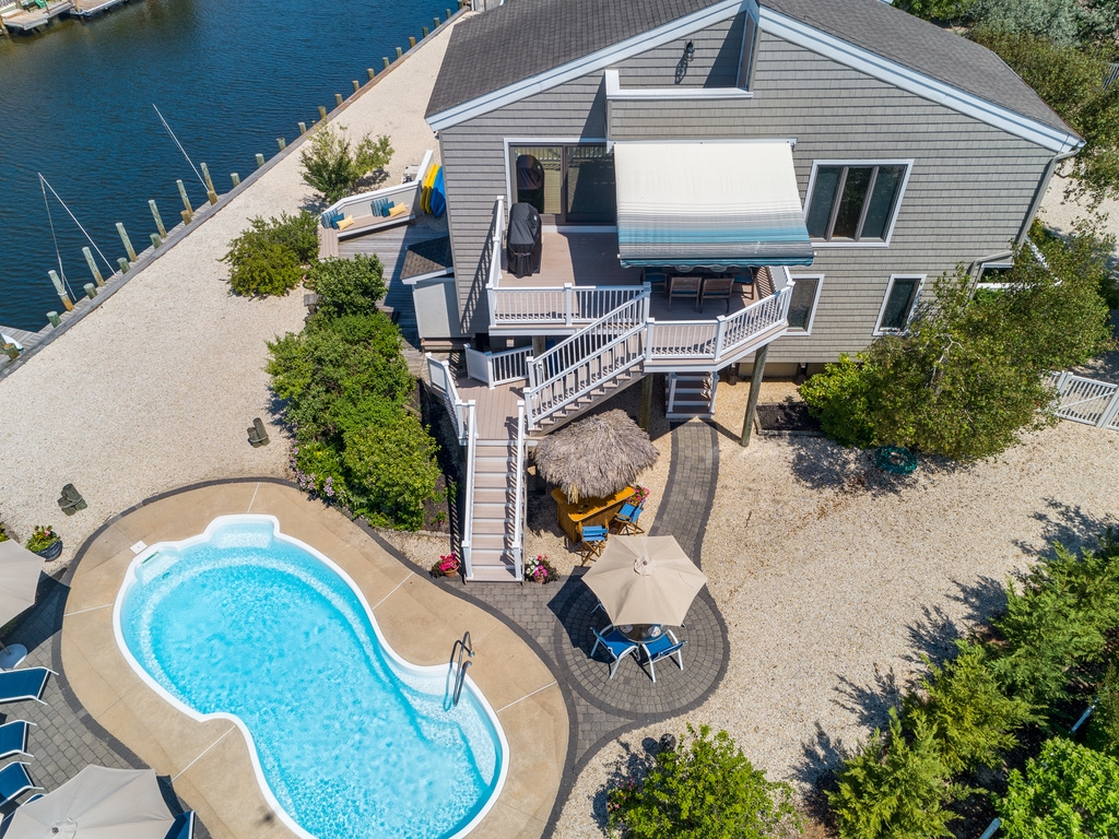Aerial, the Pool & Patio