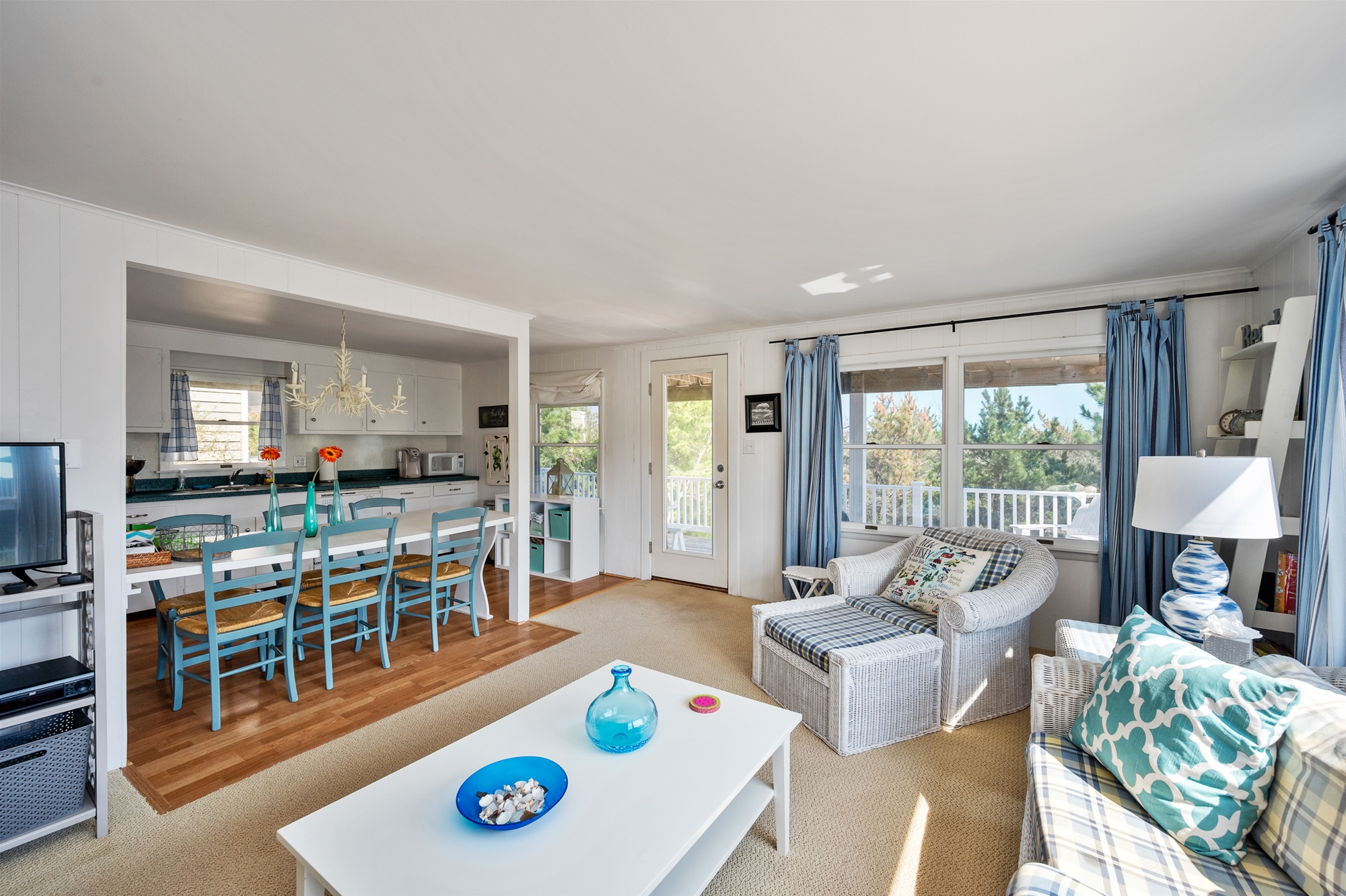 Living Space Leading to Deck