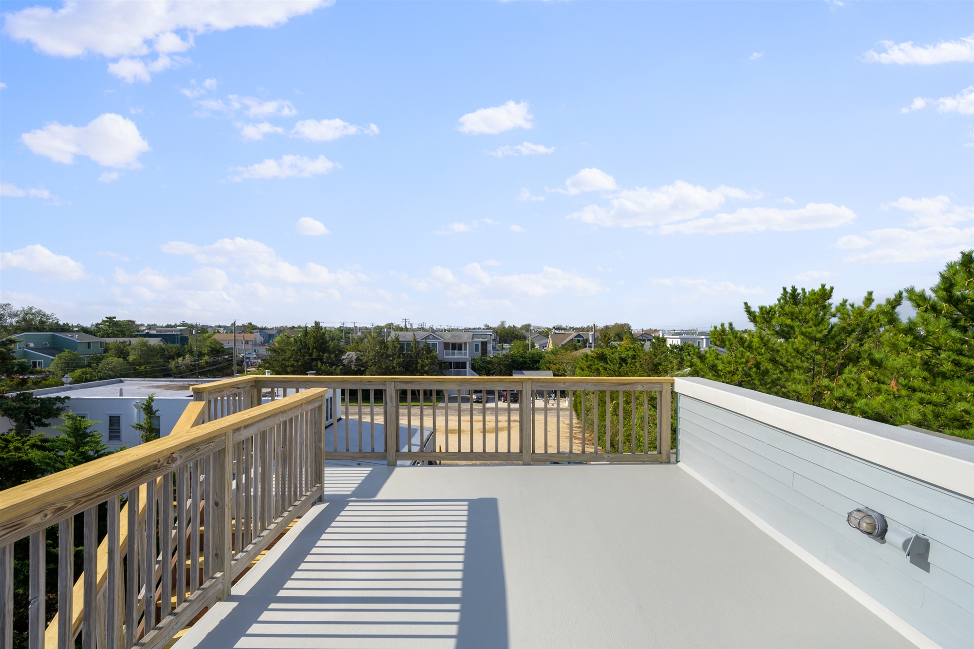 Freshly Coated Fiberglass Deck