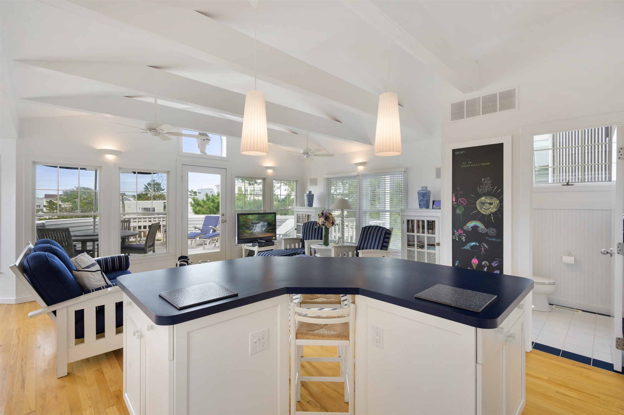 View From Kitchen to Living Area