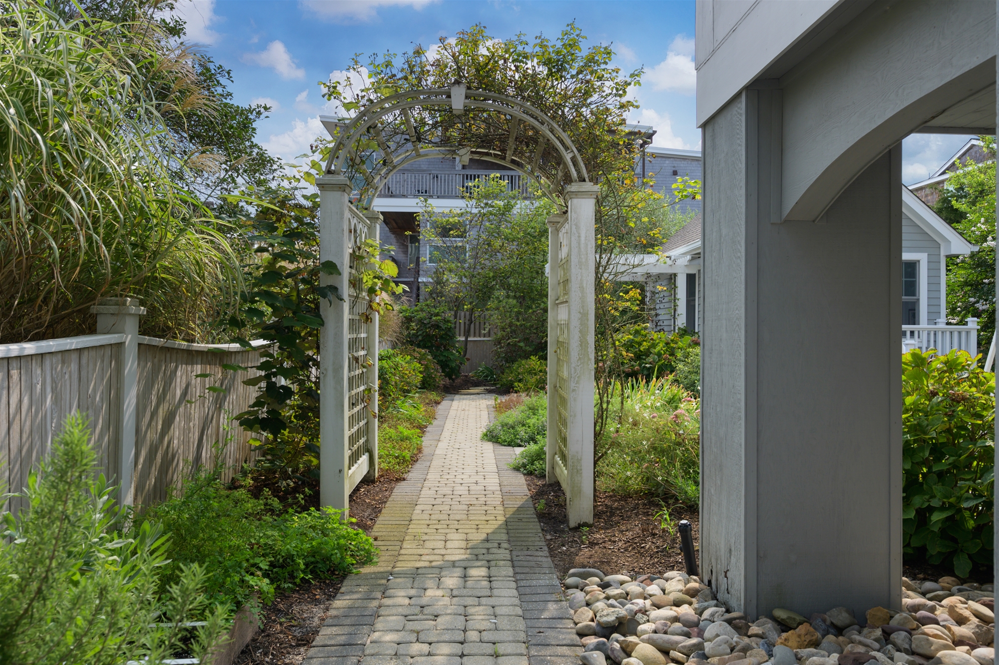 Arched Welcome to your Hidden Backyard