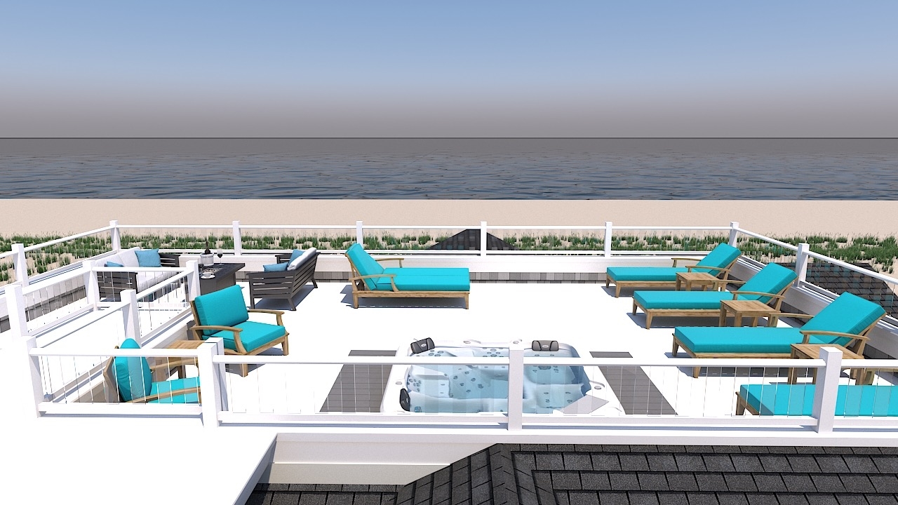 Incredible Roof Top Deck Overlooking the Atlantic