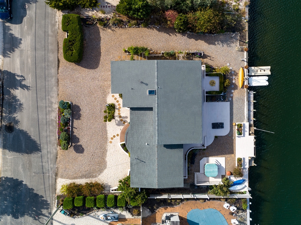 Aerial of Property 100 X 100 Lot