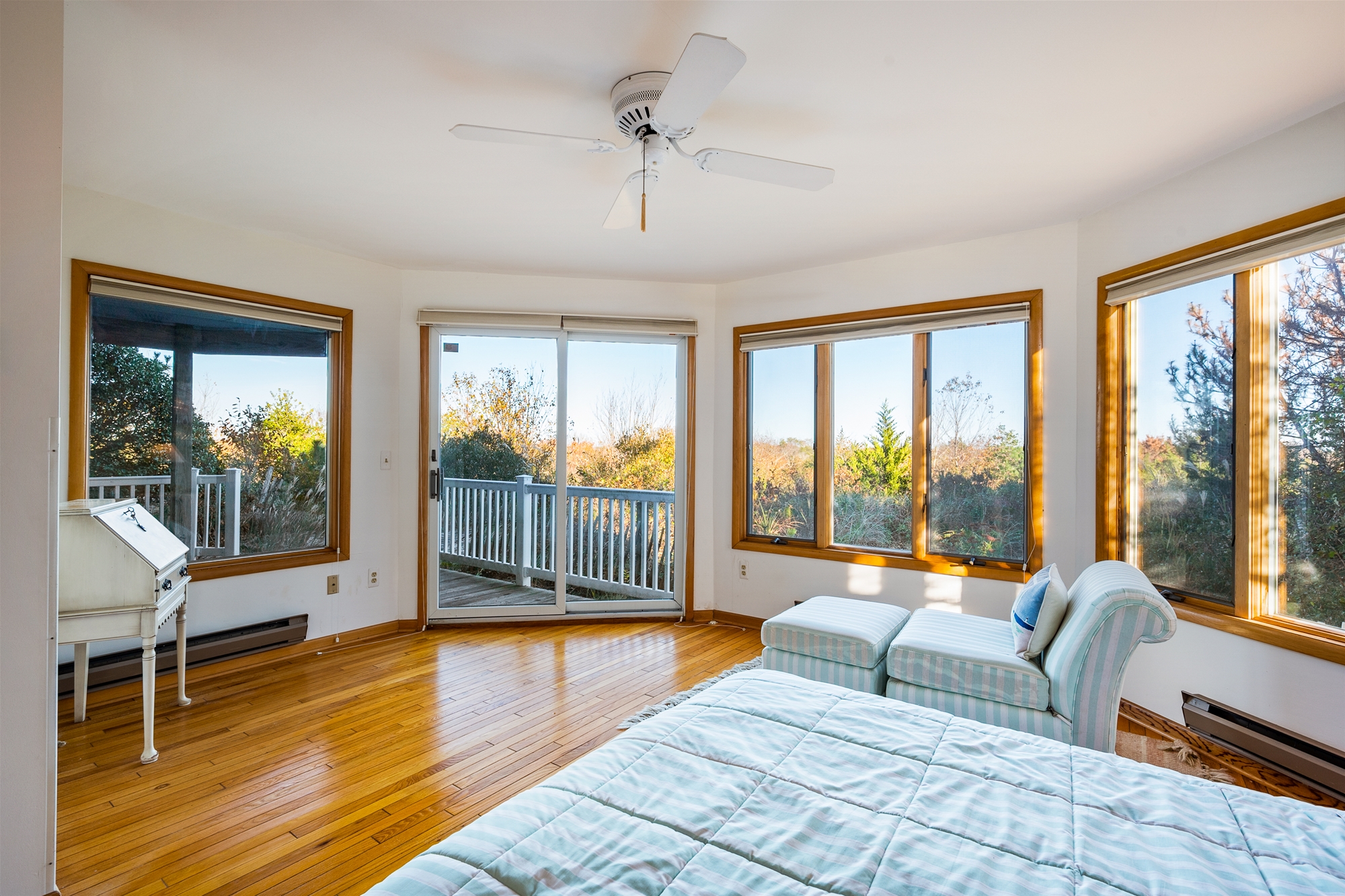 Master Bedroom with Sitting Area and Deck