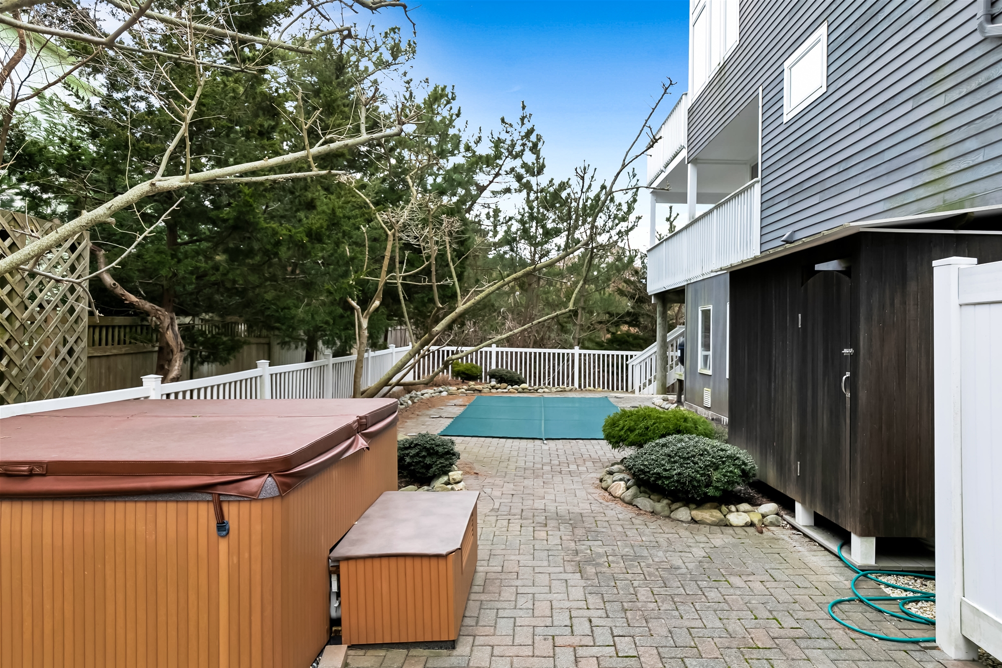 In ground Pool & Hot Tub