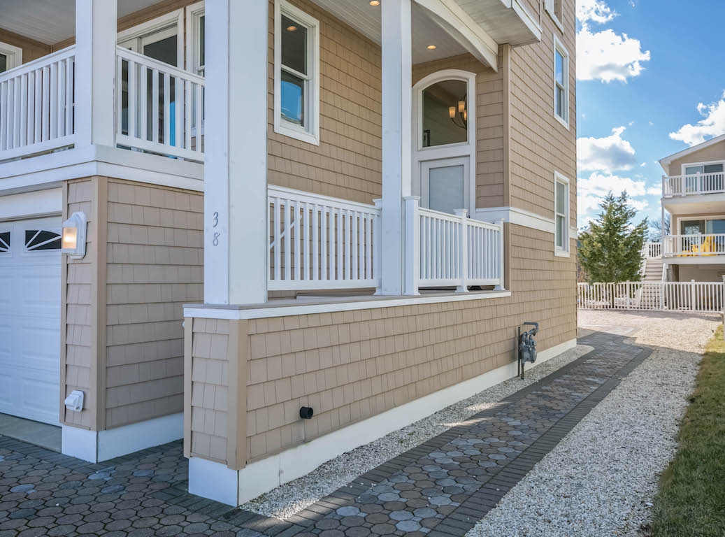 Entry & path to yard